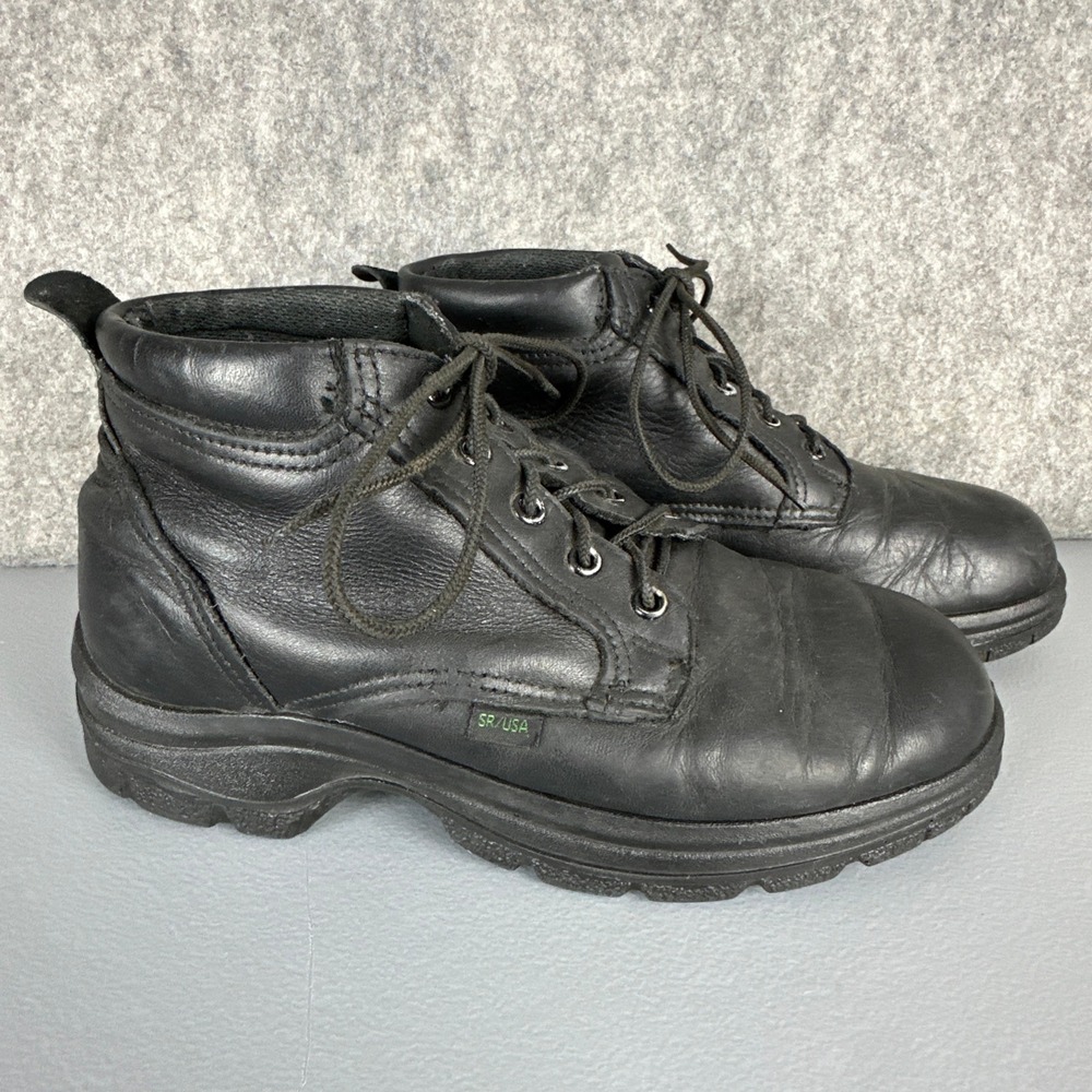 Thorogood Chukka Boot Womens 8 Black 534-6906 USA Made Postal Certified Leather